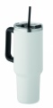 Suur roostevabast terasest termoskruus, 1200 ml, Valge