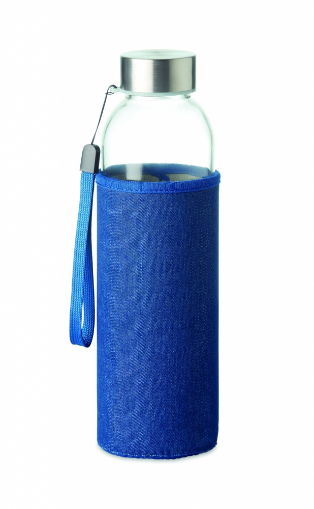 Logotrade reklaamkingituse foto: Klaaspudel kotis 500 ml