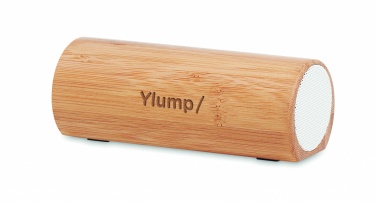 Logotrade meened pilt: Juhtmeta bambusest kõlar 2x5W