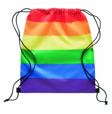 Logo trade reklaamkingi pilt: Rainbow RPET nööriga kott