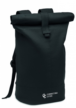Logotrade firmakingitused pilt: Rolltop pestud lõuendist seljakott