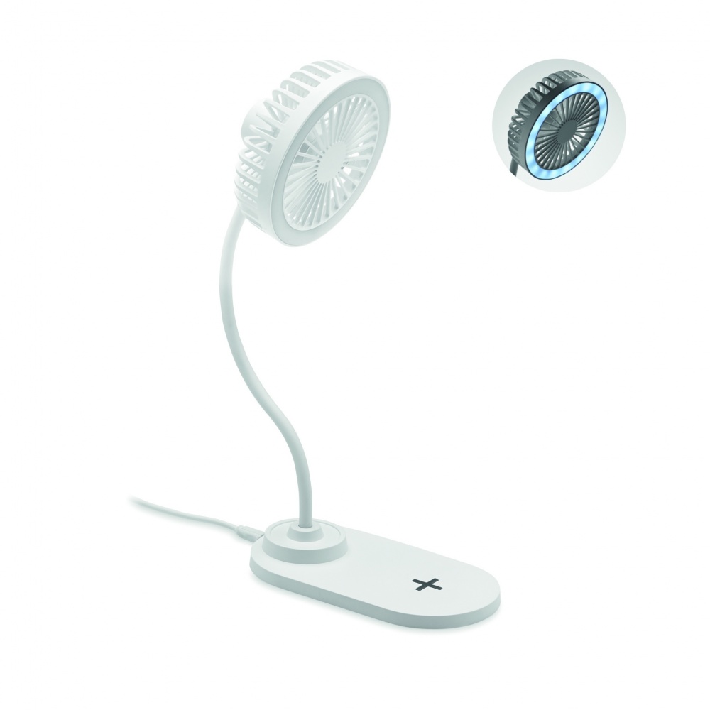 Logotrade meened pilt: Valgusega laualaadija ventilaator