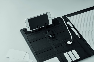 Logo trade ärikingituse pilt: A4 mapp koos 4000 mAh akupangaga