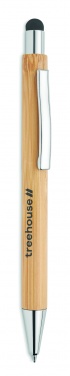 Logotrade firmakingitused pilt: Bambusest pastapliiats sinise tindiga