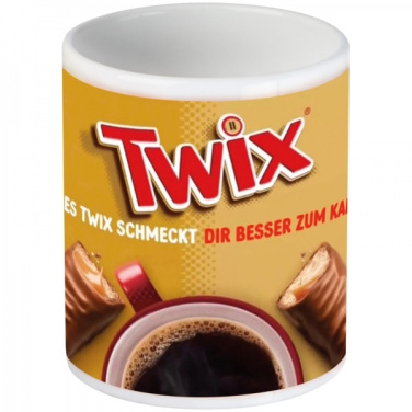 Logotrade reklaamkingituse foto: Klassikaline kohvikruus allover print VIESTE 300 ml
