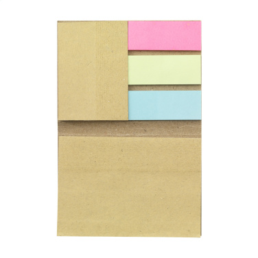 Logo trade firmakingi pilt: Piimakarbis taaskasutatud StickyMemo paberist memopad