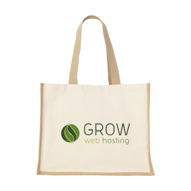 Logo trade ärikingituse pilt: Džuudist Canvas Shopper kott (320 g/m²).