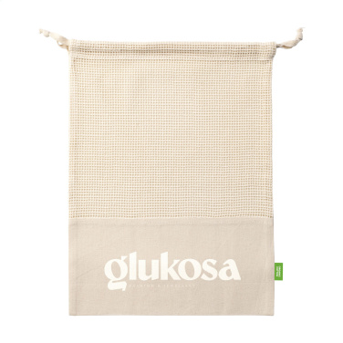 Logotrade ärikingid pilt: Natura Organic GOTS võrgust puuviljakott (120 g/m²)