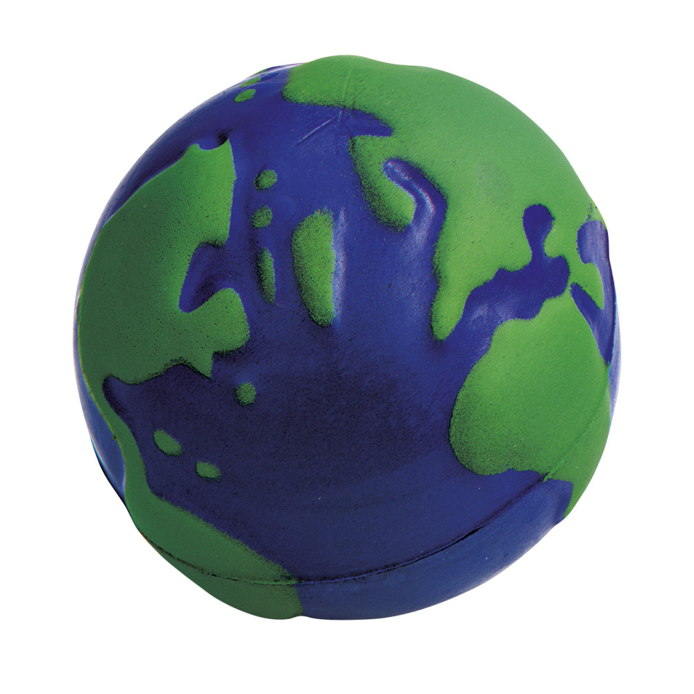 Logotrade reklaamtoote foto: StressGlobe Ø 6,5 cm stressipall