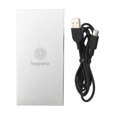 Logo trade reklaamkingituse pilt: Tecco GRS Recycled Alu Powerbank 5000 välislaadija