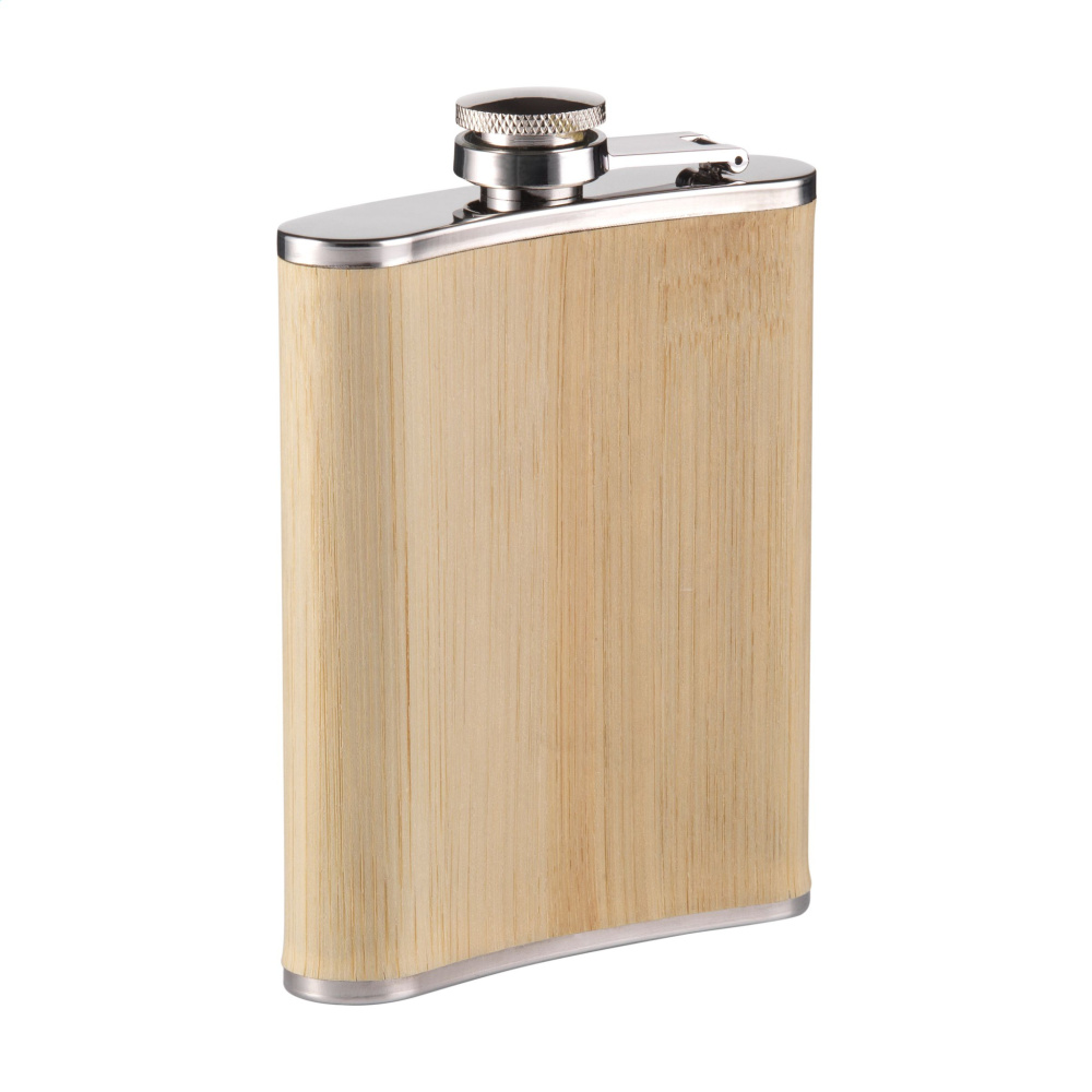 Logotrade ärikingi foto: Hipflask Bamboo 200 ml joogipudel