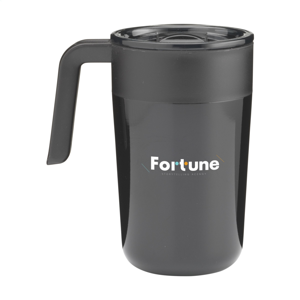 Logo trade reklaamkingi pilt: Fika RCS Recycled Steel Cup 400 ml termotass