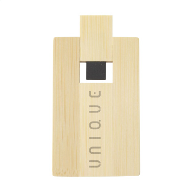 Logo trade ärikingituse pilt: Krediitkaart USB Bamboo 8 GB