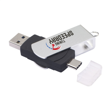 Logo trade reklaamtoote pilt: USB Dual Connect 3.0 – C-tüüpi 8 GB