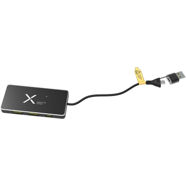 Logotrade firmakingi foto: SCX.design H20 8-ühes USB-jaotur kahe sisendi ja 6-pordiga
