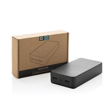 Logo trade meene pilt: Boostcore RCS taaskasutatud plastist akupank 20 000 mAh USB C