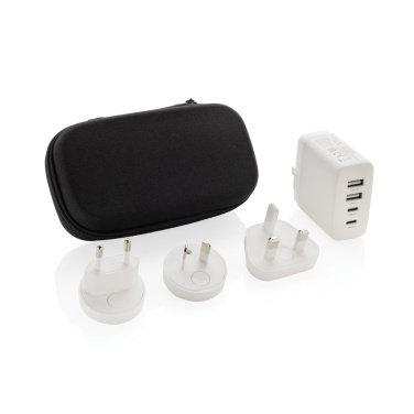 Logotrade firmakingitused pilt: TravelCharge Pro RCS plastikust reisilaadija USB C-ga