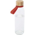 Porto 500 ml klaasist veepudel bambusest korgiga, Telliskivi