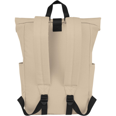 Logotrade reklaamtoote foto: Byron 15,6" GRS RPET rull-top seljakott 18L