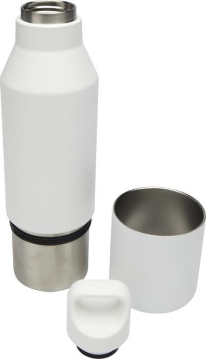 Logotrade firmakingid pilt: Odessy 600 ml taaskasutatud roostevabast terasest pudel tassiga
