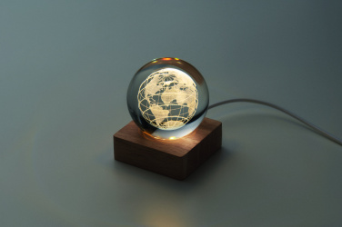 Logo trade reklaamtooted foto: LED-klaasist kera Globe