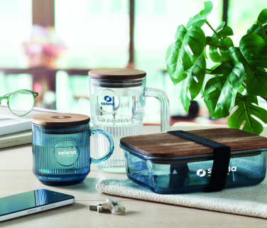 Logo trade meene pilt: Ribiline klaasist kruus 300ml VITRIO MUG