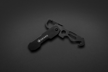 Logotrade firmakingituse foto: Kokkupandav Gear X EDC multitööriist karabiini ja pakilõikuriga