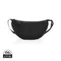 Crescent XL AWARE™ RPET poolkuukujuline õlakott, must