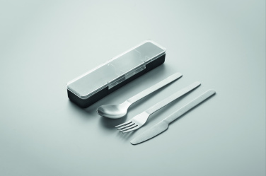 Logotrade ärikingituse foto: MESTECK roostevabast terasest söögiriistade komplekt