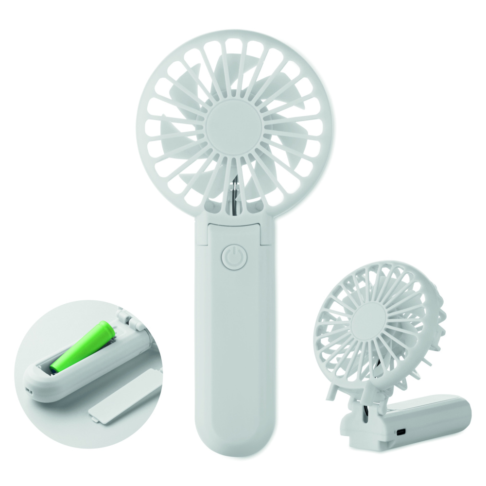 Logotrade meene foto: IBERA kaasaskantav kokkupandav ventilaator