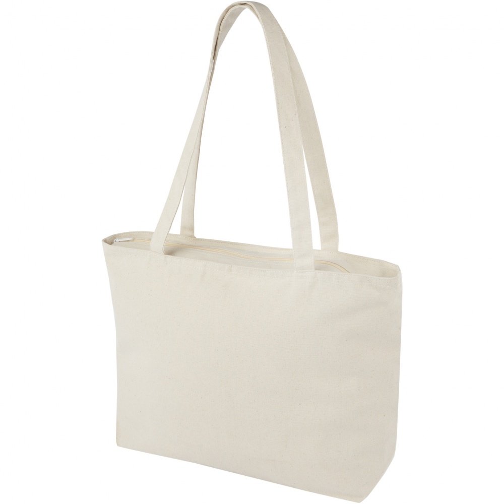 Logotrade mainoslahja tuotekuva: Ningbo vetuketjullinen kauppakassi, 320 g/m² 15L