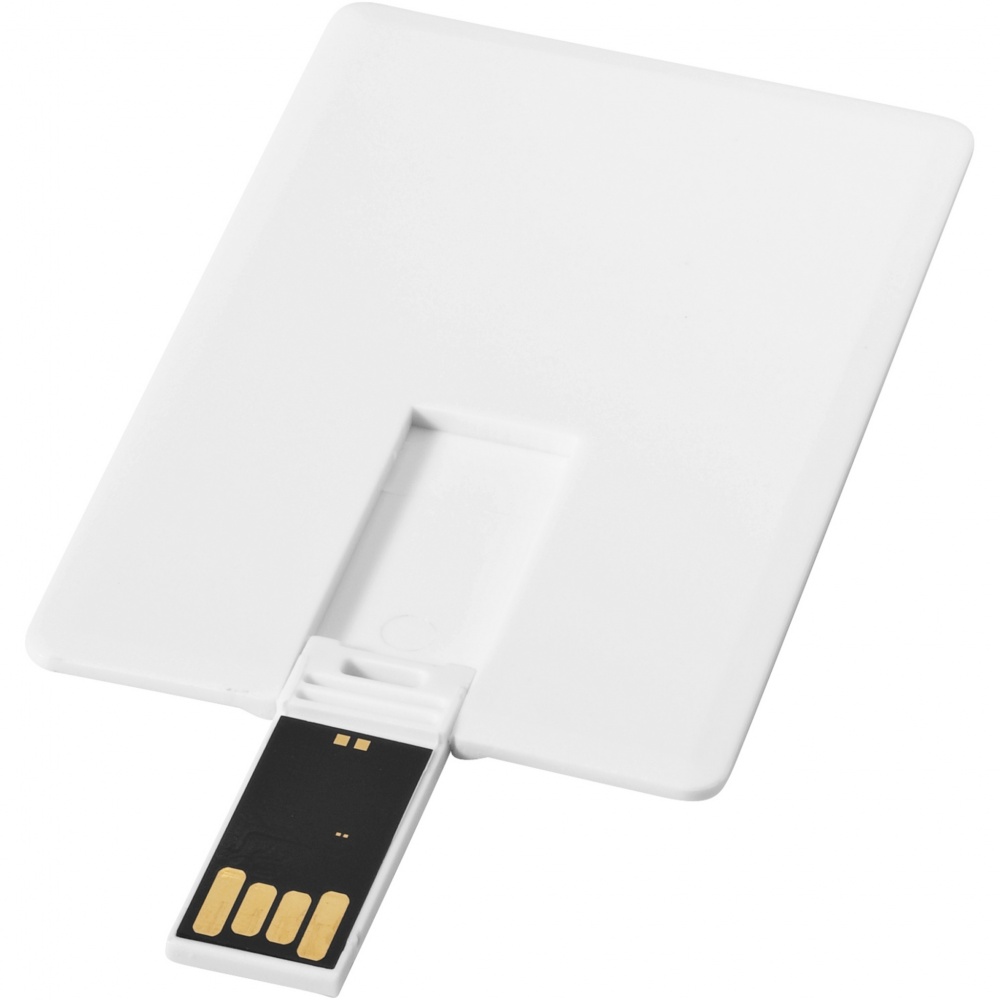 Logotrade mainoslahja tuotekuva: Slim-USB-muistitikku, 4 Gt, kortin muotoinen
