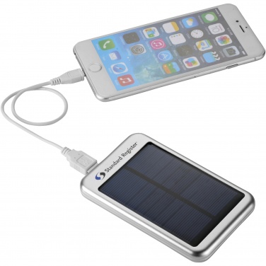 Logotrade mainoslahja tuotekuva: Bask-aurinkokennovaravirtalähde, 4000 mAh