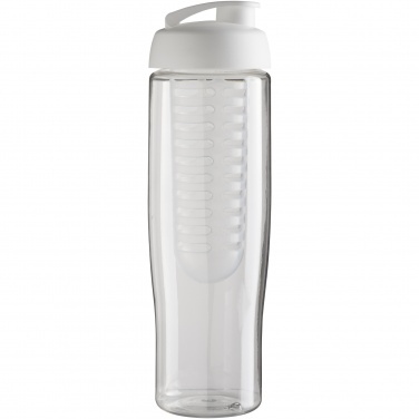 Logotrade liikelahja tuotekuva: H2O Active® Tempo 700 ml flip kansi urheilujuomapullo & uuttaja