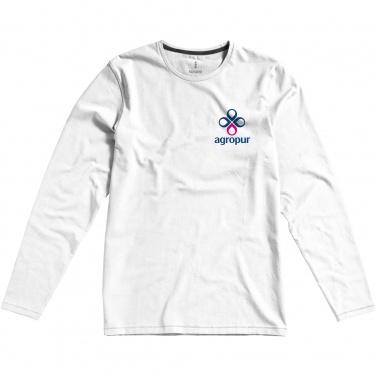 Logotrade mainoslahja ja liikelahja kuva: Ponoka long sleeve men's organic t-shirt