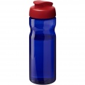 H2O Active® Eco Base 650 ml -urheilujuomapullo läppäkannella, Kuninkaallinen sininen / punainen