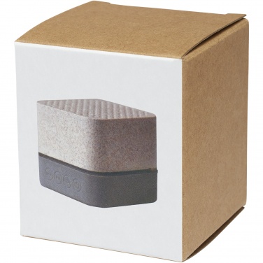 Logotrade mainostuote tuotekuva: Aira Bluetooth® -kaiutin, vehnänolkea