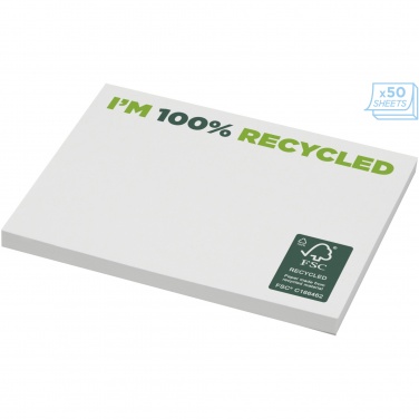 Logo trade mainoslahja ja liikelahja tuotekuva: Sticky-Mate®kierrätetyt tarralaput 100 x 75 mm