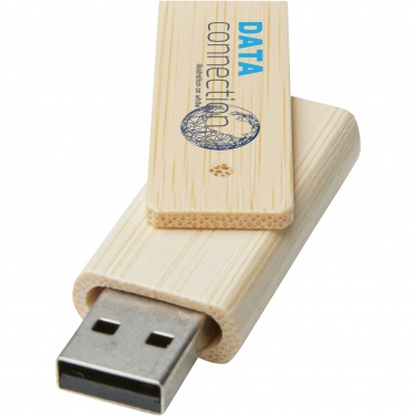 Logo trade mainostuote kuva: Rotate 8 Gt bambuinen USB-muistitikku