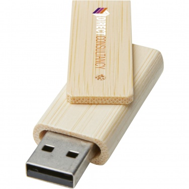 Logotrade liikelahja tuotekuva: Rotate 16 Gt bambuinen USB-muistitikku