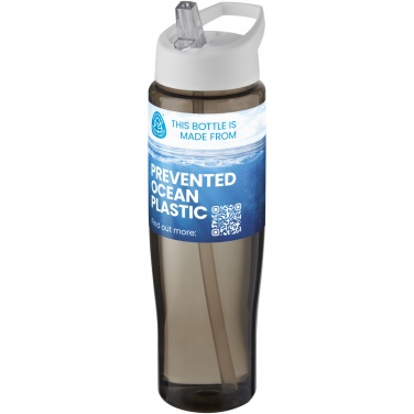 Logo trade mainoslahja ja liikelahja tuotekuva: H2O Active® Eco Tempo 700 ml:n urheilujuomapullo nokallisella korkilla