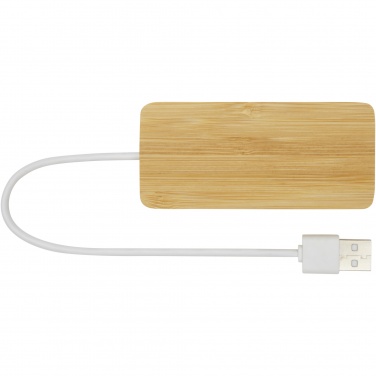 Logo trade mainostuotet tuotekuva: Tapas USB-hubi bambusta