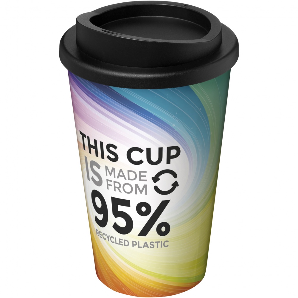 Logo trade liikelahjat tuotekuva: Brite-Americano® Recycled 350 ml:n eristetty kahvimuki