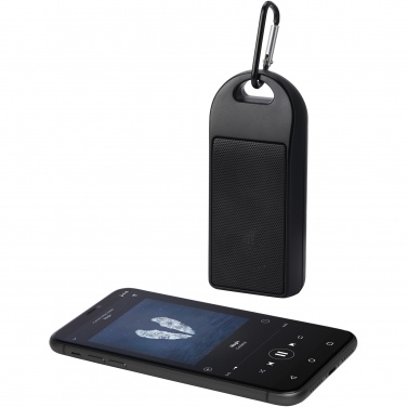Logotrade liikelahja mainoslahja kuva: Omni 3 W IPX4 RCS-kierrätetystä muovista valmistettu Bluetooth®-kaiutin