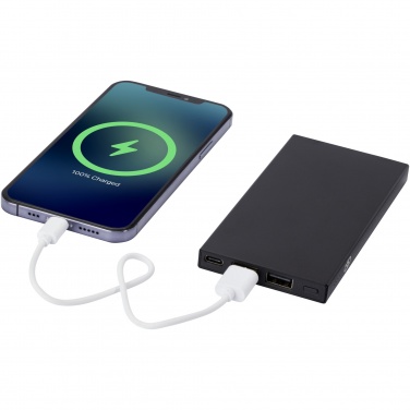 Logotrade liikelahjat mainoslahjat tuotekuva: Connect 5 000 mAh:n varavirtalähde RCS-kierrätetystä alumiinista