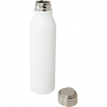 Logo trade mainostuotet tuotekuva: Harper 700 ml:n RCS-sertifioidusta ruostumattomasta teräksestä valmistettu vesipullo metallisilmukalla