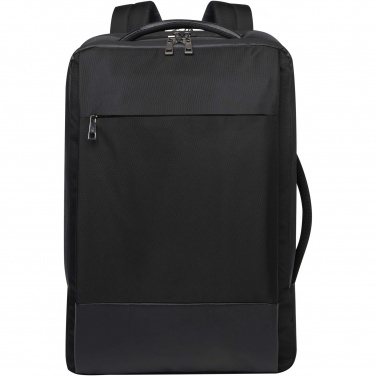 Logotrade mainostuote tuotekuva: Expedition Pro 17 tuuman GRS-kierrätetystä materiaalista valmistettu laajennettava reppu kannettavalle, 35 l