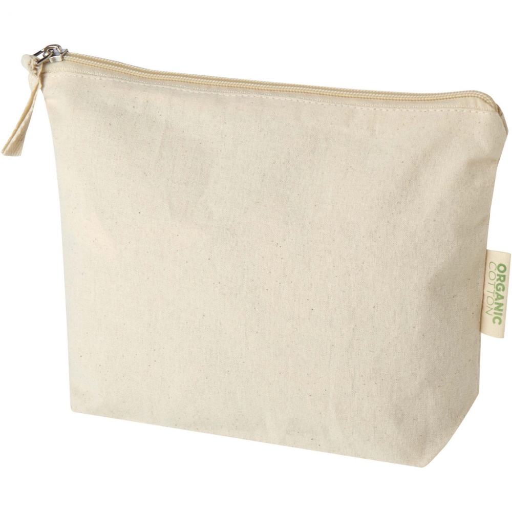 Logotrade mainoslahja ja liikelahja kuva: Orissa 180 g/m² organic toiletry bag 1L