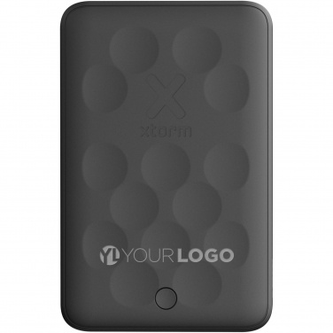 Logo trade mainostuotet tuotekuva: Xtorm FS5W051+C129 5 000 mAh:n magneettinen langaton varavirtalähde