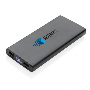 Logo trade liikelahjat mainoslahjat kuva: Alumiininen 18W 10000mAh PD varavirtalähde